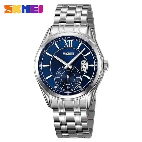 Product image of SKMEI 9319 Men's Business Elegant Quartz Watch - Stainless Steel Silver