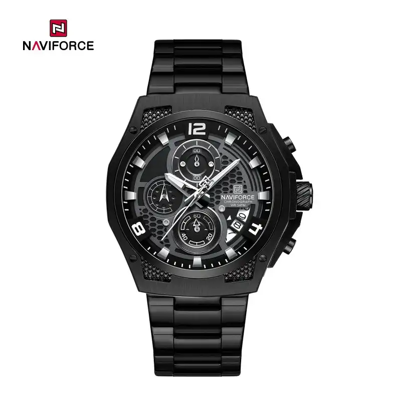 Product image of Naviforce NF8051S Men's Luxury Stainless Steel Chronograph Watch – Waterproof & Luminous