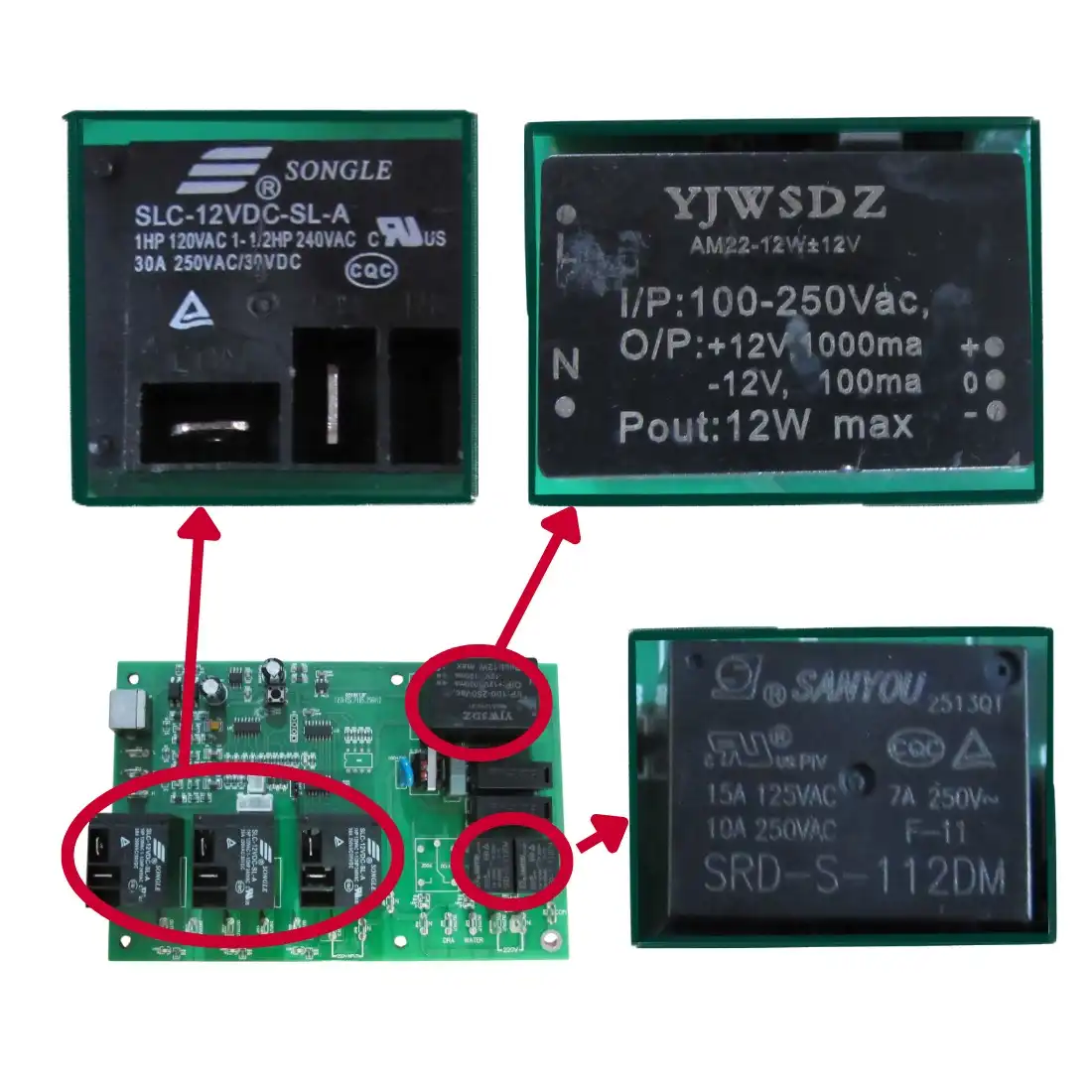 Product image of Premium 9KW Sauna Steam Machine Circuit Board /Control Motherboard for Sauna & Steam Bath CON-00102PART2
