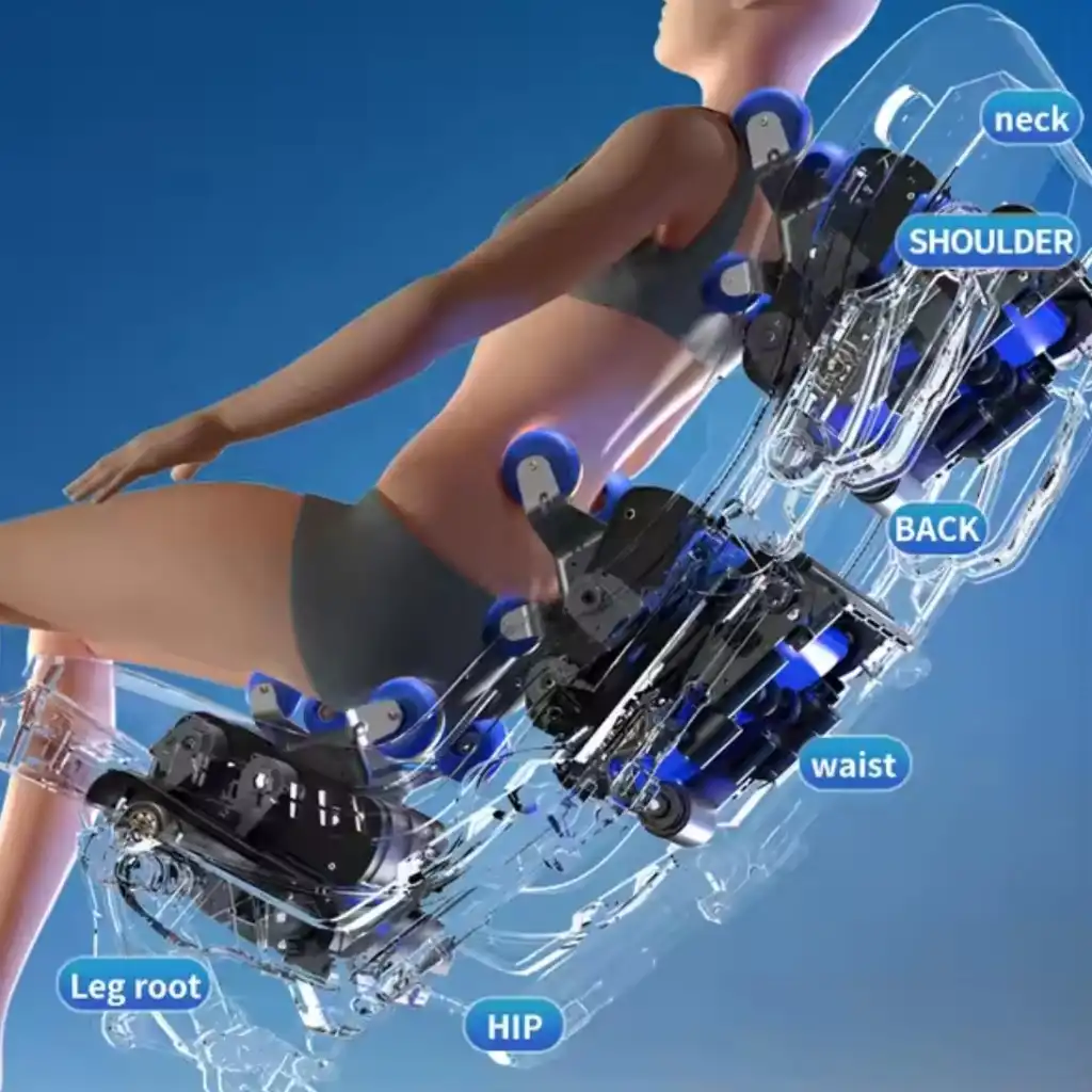 Product image of PIQ ROBO B01 Bumblebee Cybertronic AI Luxury  4D Full Body Massage Chair  Independent Hand & Leg Massage | Zero Gravity |  SL Track | MSP-00114