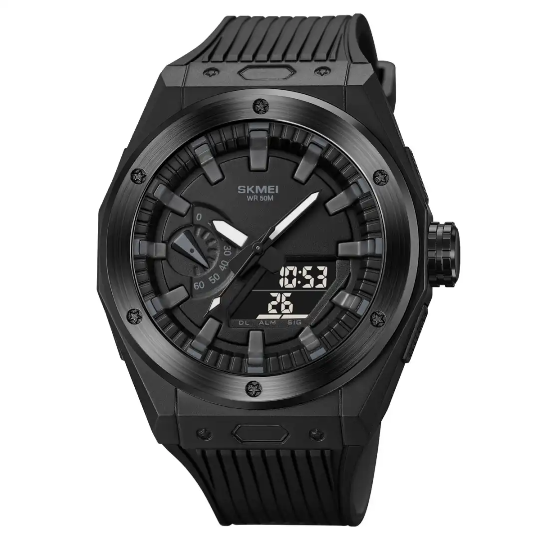 Product image of SKMEI 2103 Digital Sports Watch for Men | Dual Time Chronograph 50M Waterproof Silicone Strap Watch
