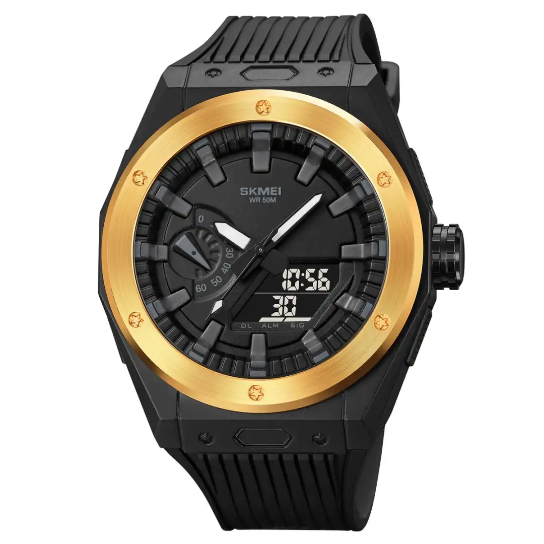 Product image of SKMEI 2103 Digital Sports Watch for Men | Dual Time Chronograph 50M Waterproof Silicone Strap Watch