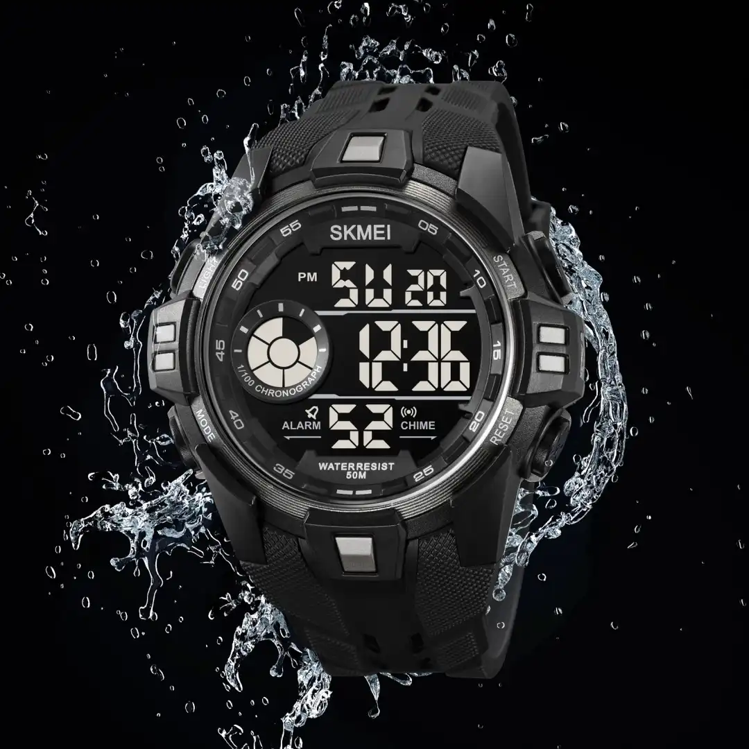 Product image of SKMEI 2123 Men’s Digital Analog Sports Watch – 50M Water Resistant, Dual Time, Resin Strap