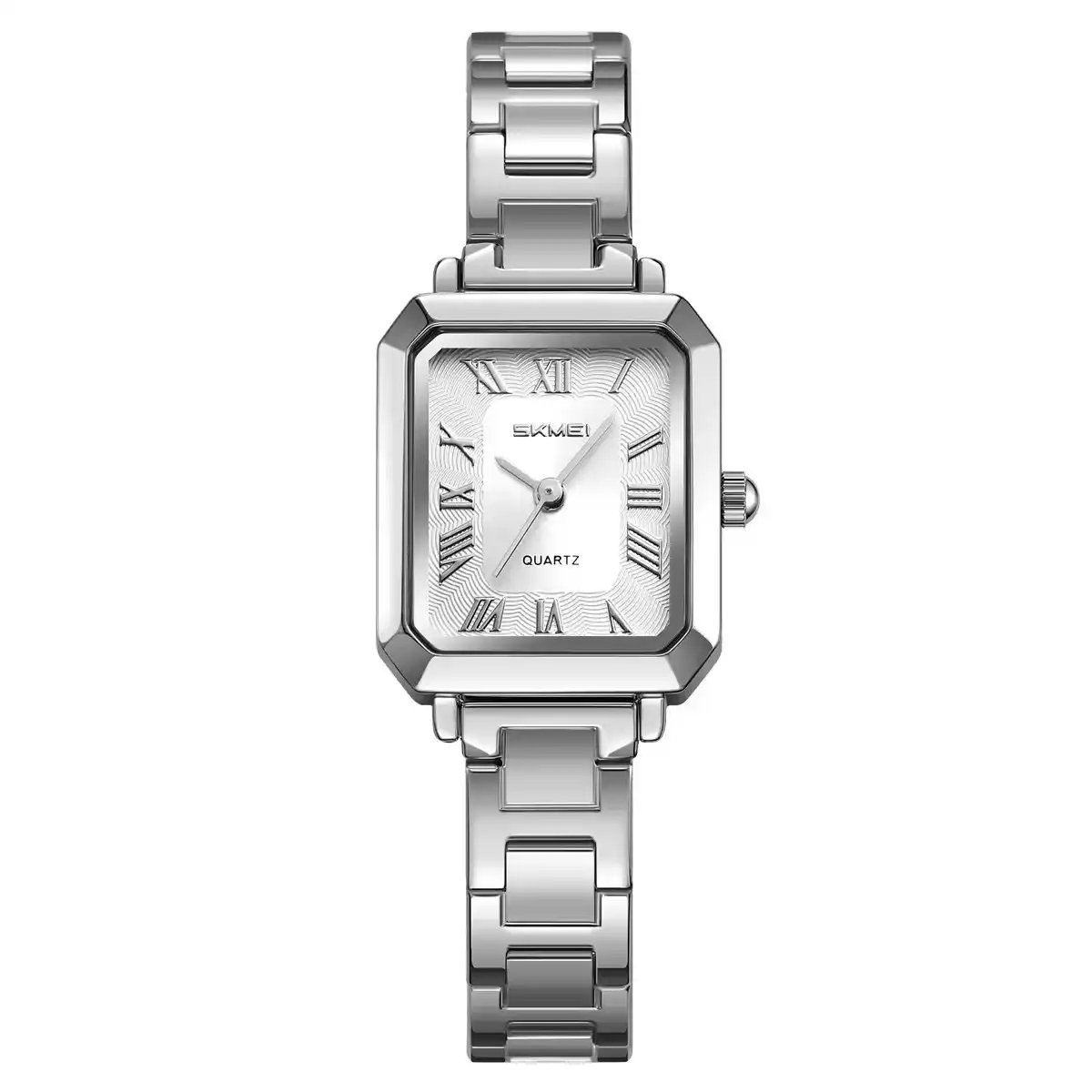 Product image of SKMEI 2582 Elegant Square Quartz Watch for Women – Luxury Stainless Steel Analog Wristwatch