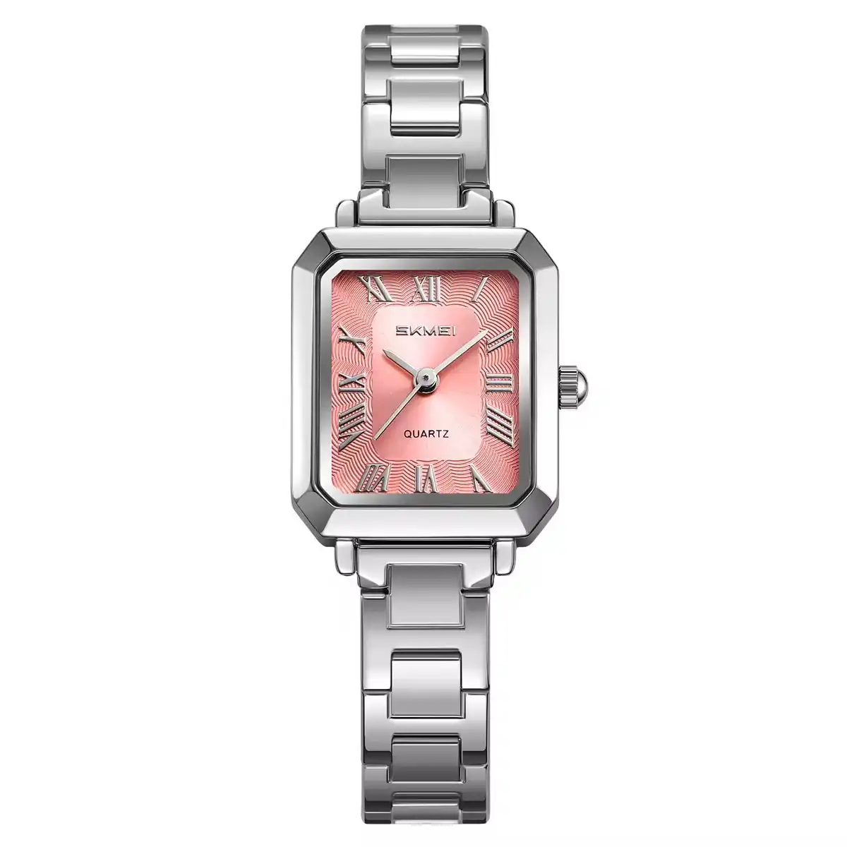 Product image of SKMEI 2582 Elegant Square Quartz Watch for Women – Luxury Stainless Steel Analog Wristwatch