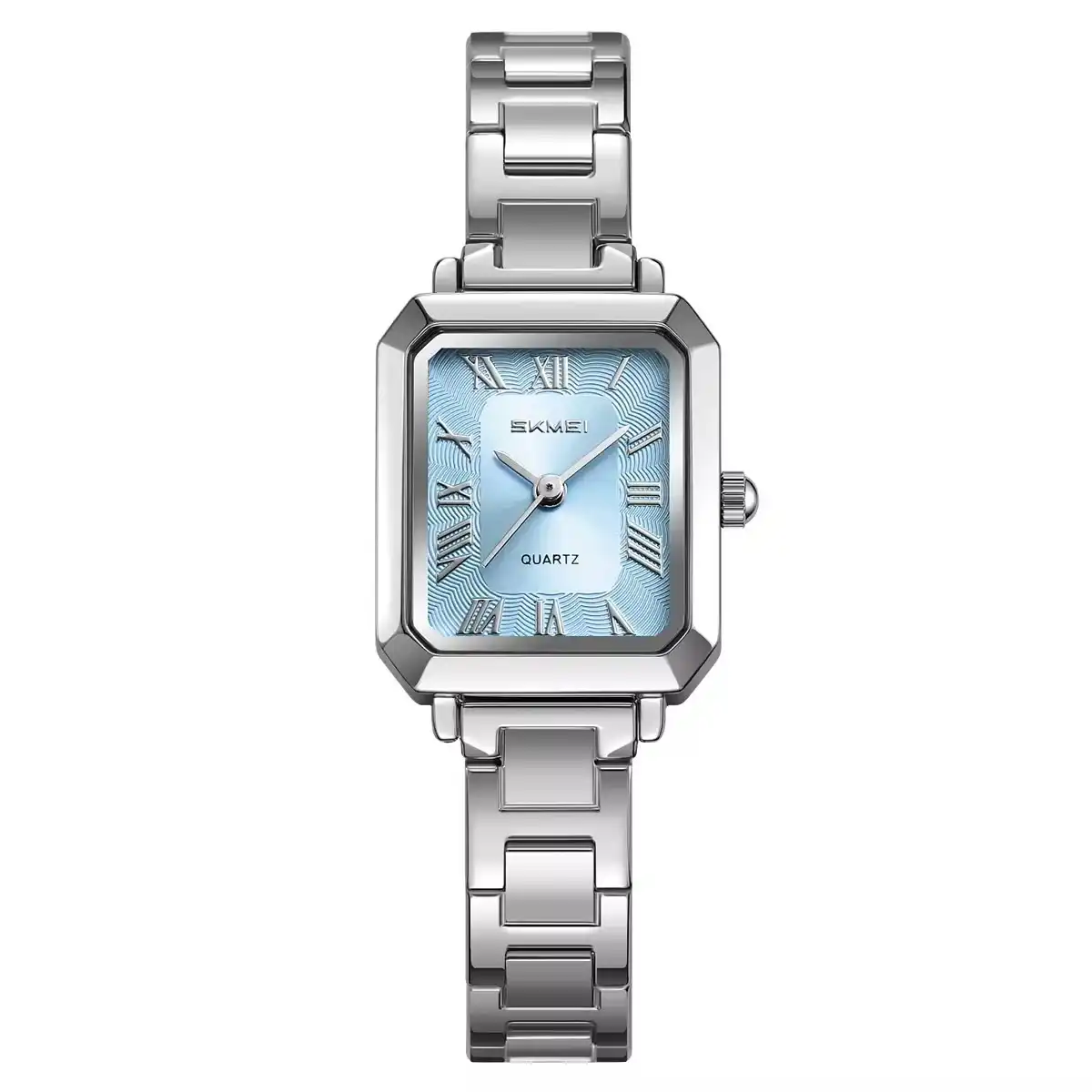 Product image of SKMEI 2582 Elegant Square Quartz Watch for Women – Luxury Stainless Steel Analog Wristwatch