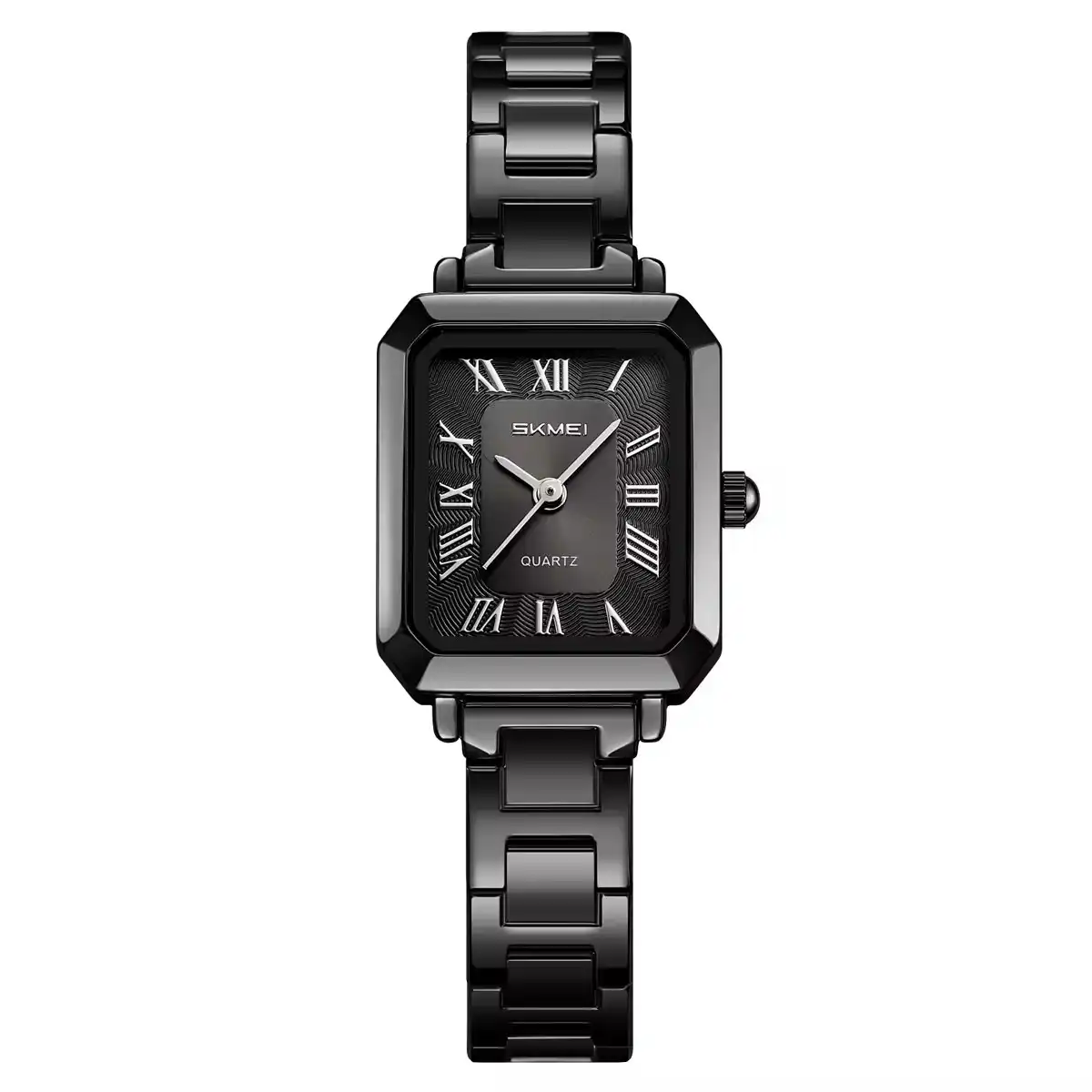 Product image of SKMEI 2582 Elegant Square Quartz Watch for Women – Luxury Stainless Steel Analog Wristwatch