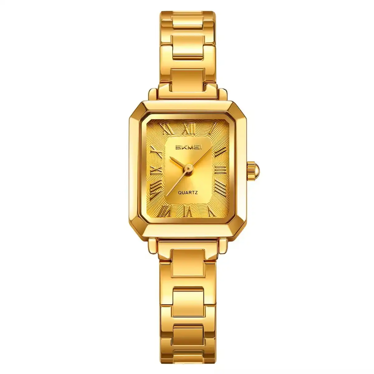 Product image of SKMEI 2582 Elegant Square Quartz Watch for Women – Luxury Stainless Steel Analog Wristwatch