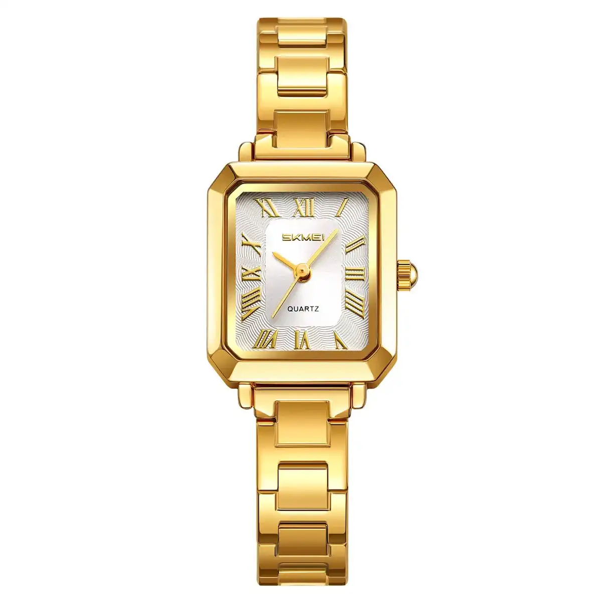 Product image of SKMEI 2582 Elegant Square Quartz Watch for Women – Luxury Stainless Steel Analog Wristwatch