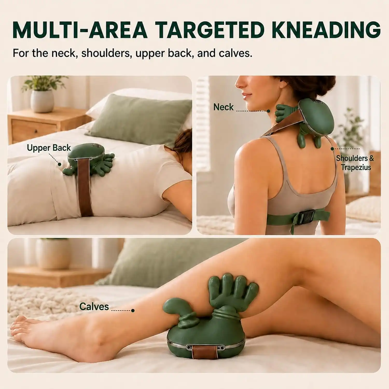 Product image of Bionic 6D Hand-Shaped Neck & Shoulder Massager – Electric Kneading Massage Machine for Neck, Back, Waist & Body Relaxation MSP-00116