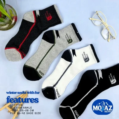 The north face half socks with ...