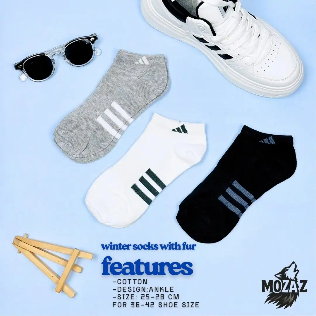 Product image of Adidas ankle socks with fur