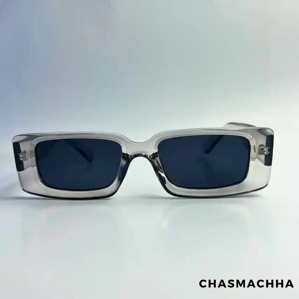 Product image of Flat Rectangular Transparent With Black Lens