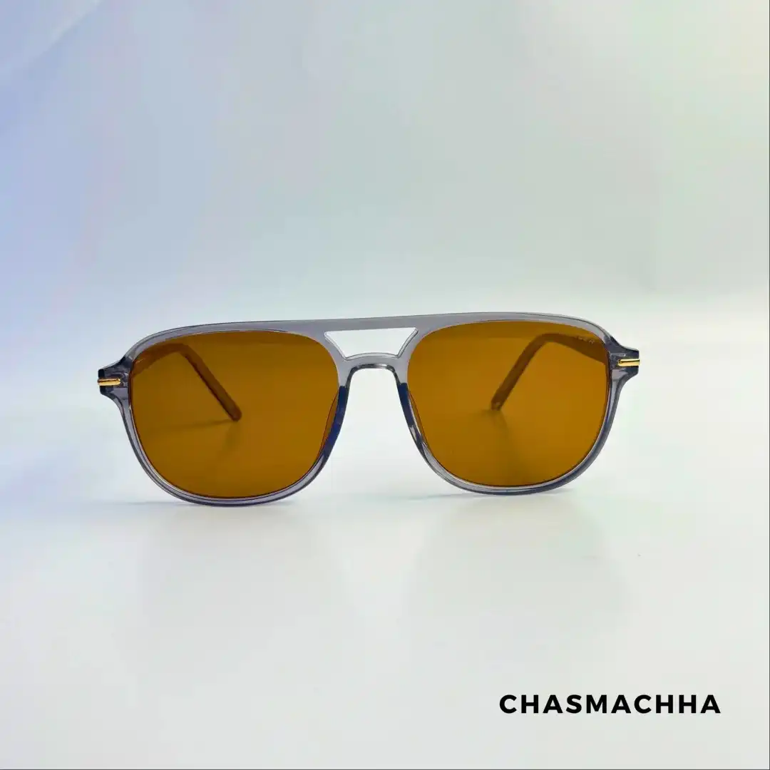 Product image of Aviator Transparent Body with Brown Lens