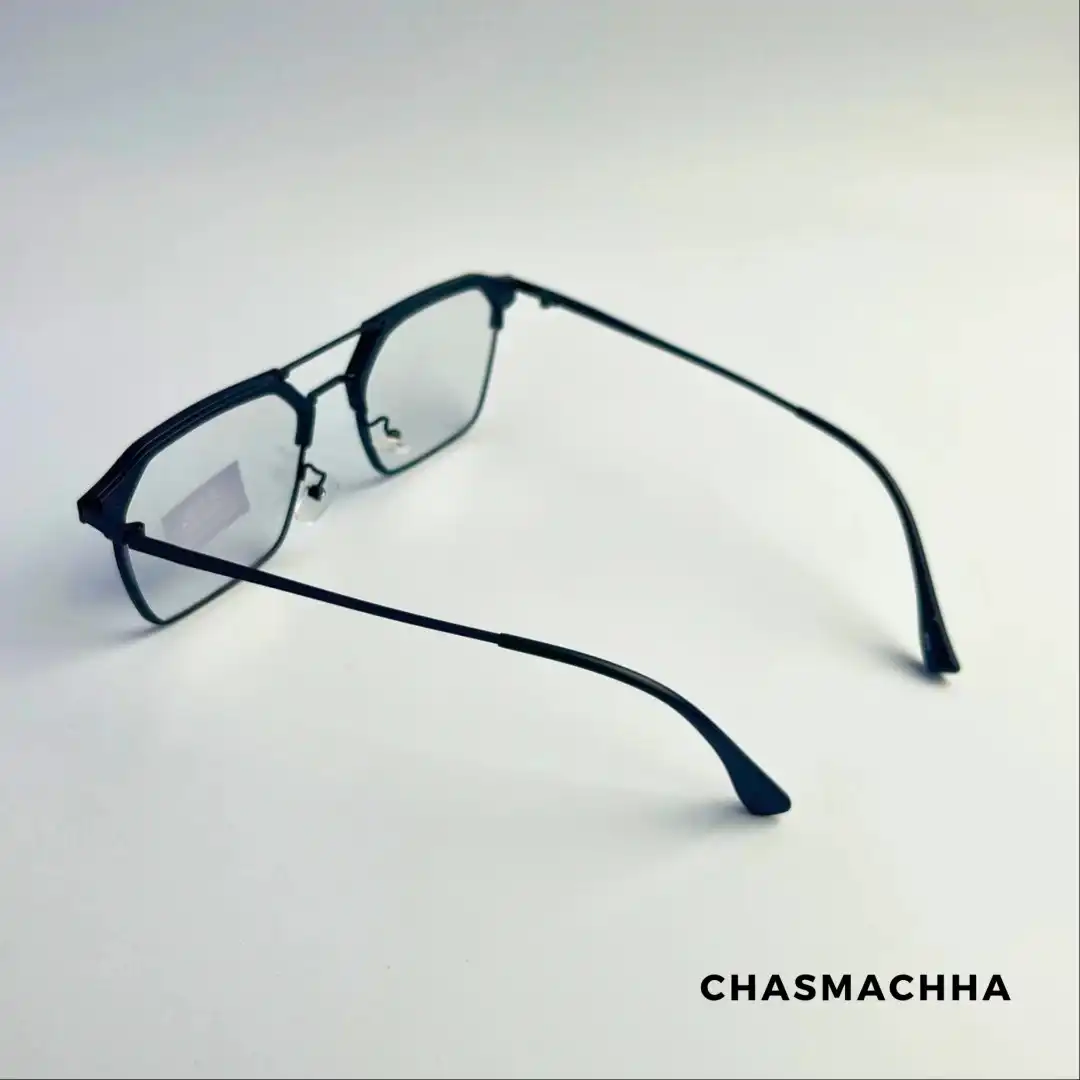 Product image of Photochromic Color Changing Lens Metal Transparent Square