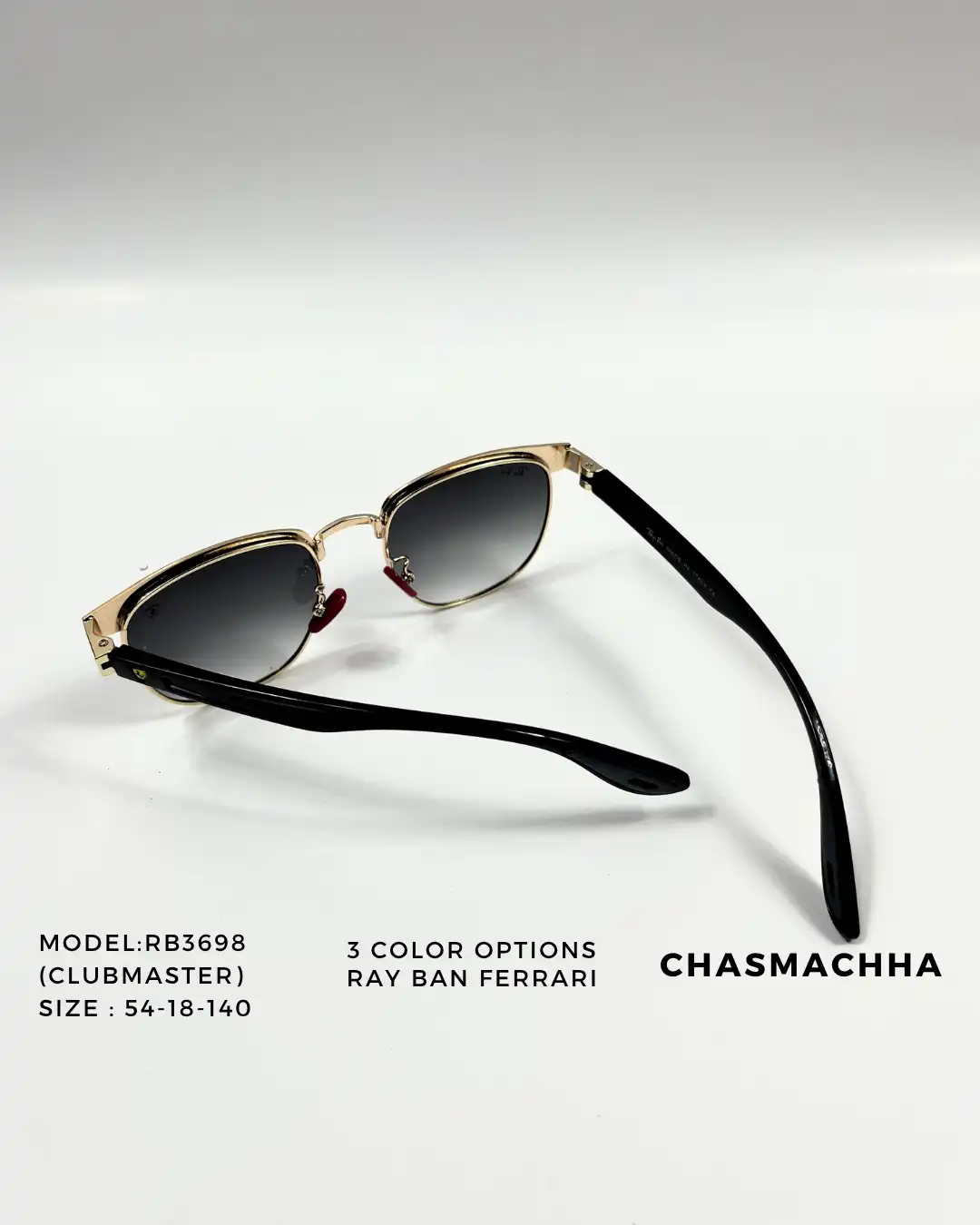 Product image of Rayban  Ferrari Clubmaster RB3698 Sunglasses