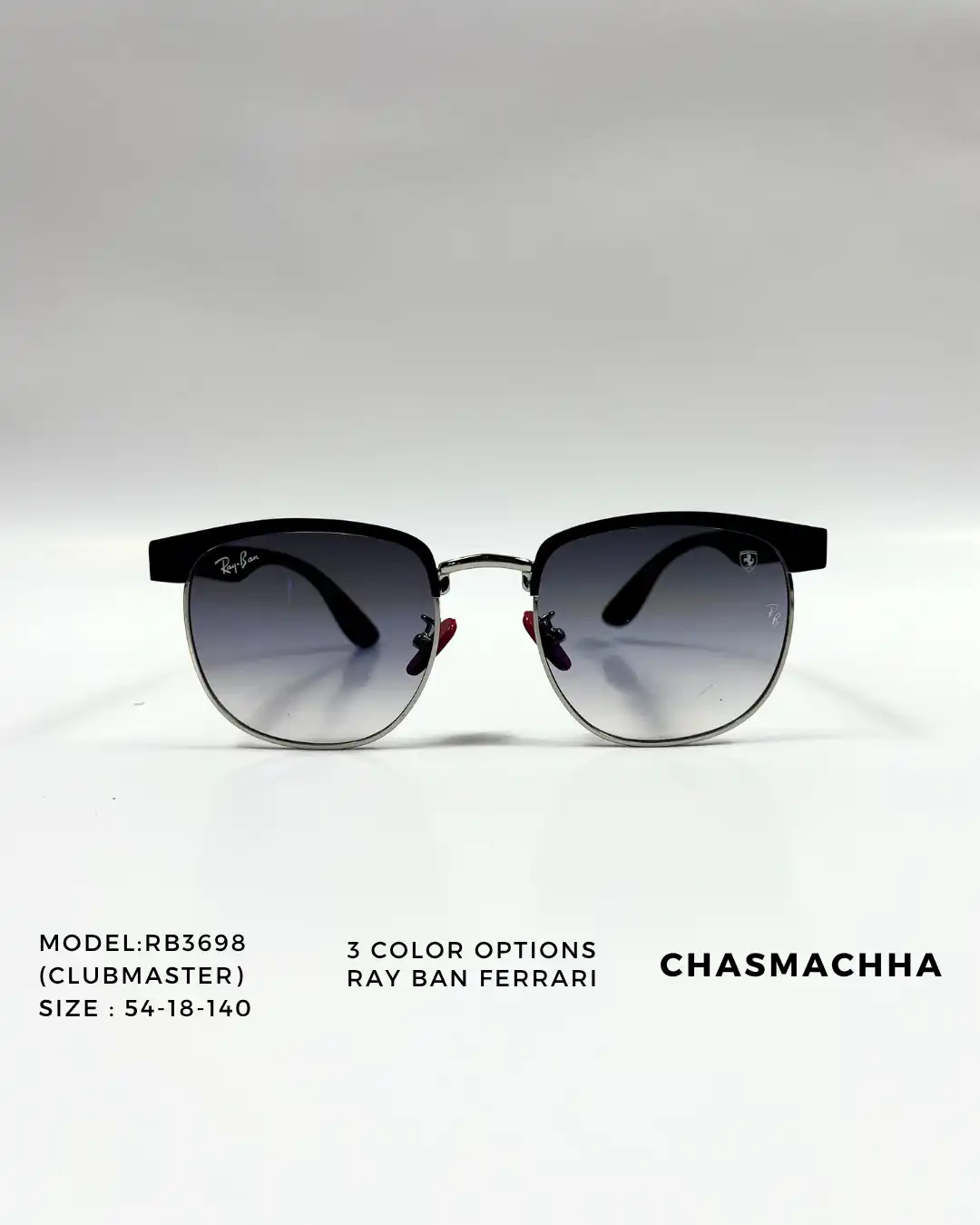 Product image of Rayban  Ferrari Clubmaster RB3698 Sunglasses