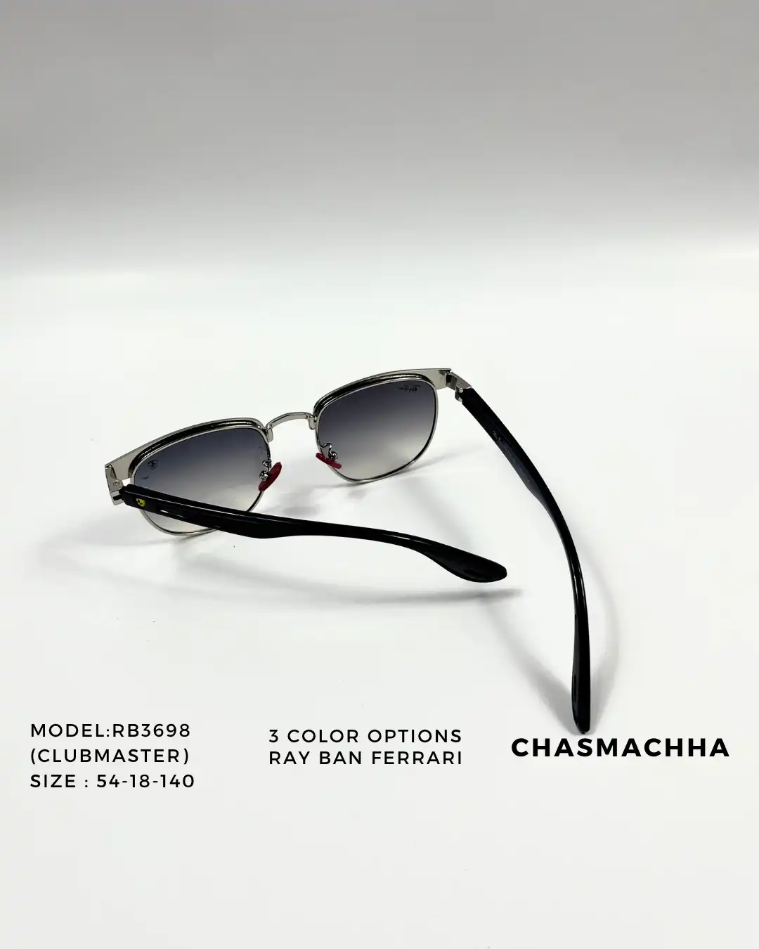 Product image of Rayban  Ferrari Clubmaster RB3698 Sunglasses