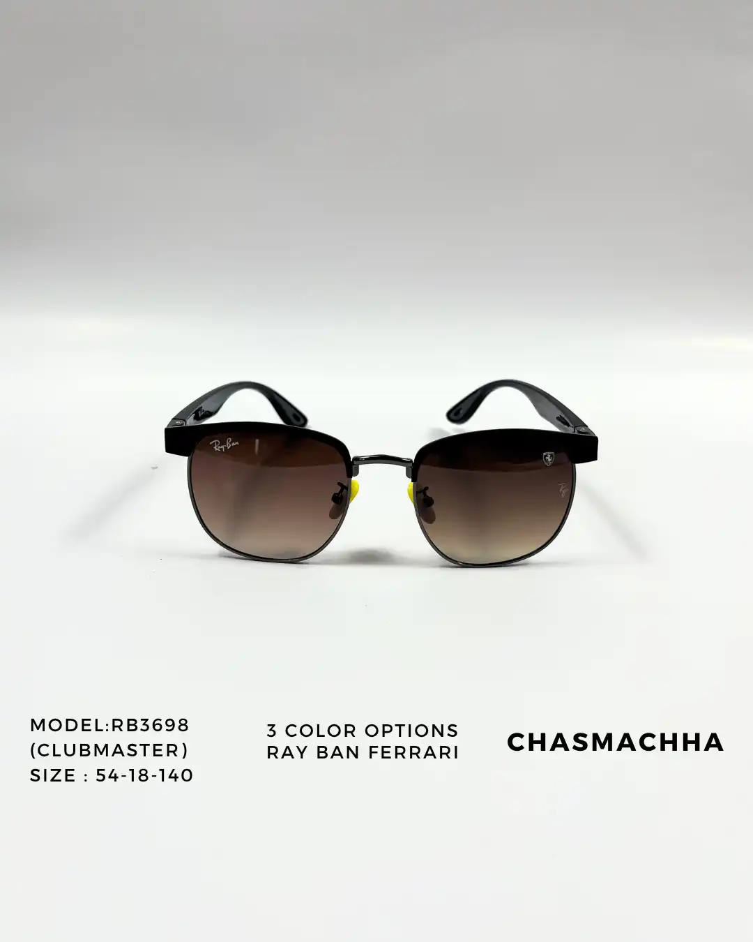 Product image of Rayban  Ferrari Clubmaster RB3698 Sunglasses