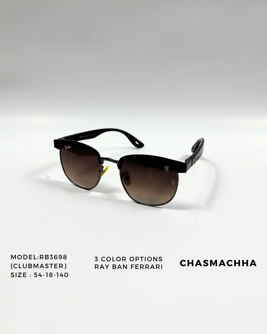 Product image of Rayban  Ferrari Clubmaster RB3698 Sunglasses