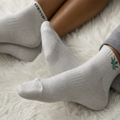 Hemp Premium Medium Half socks