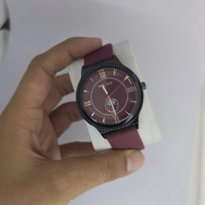 Miracle ladies Round Dial PU Be...