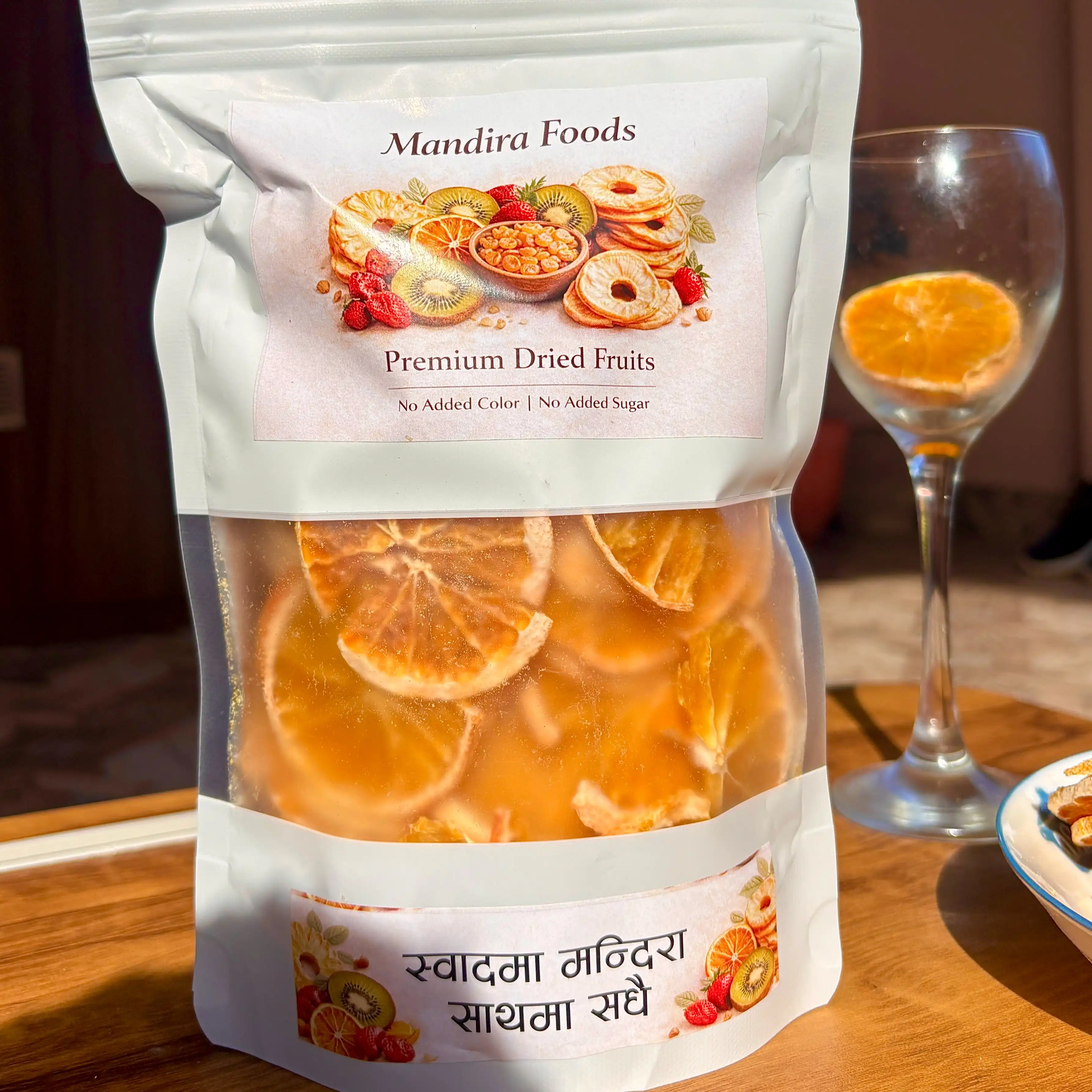 Product image of dried peeled sweet orange - 100 gram