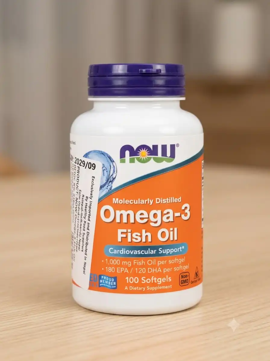 Product image of Now Omega Fish oil 100 capclus