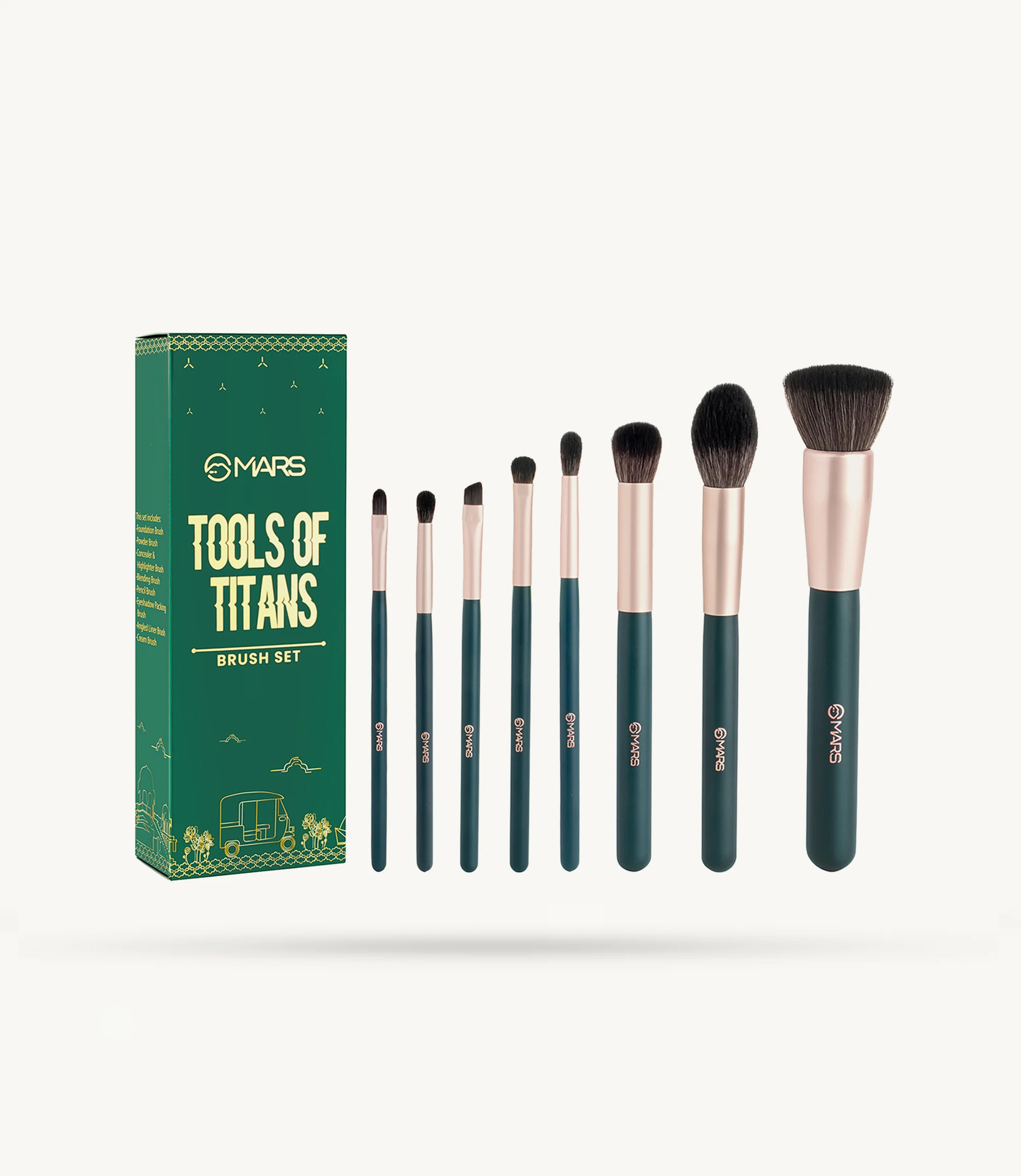 Product image of Mars Tools Of Titans Brush Set | Pack of 8