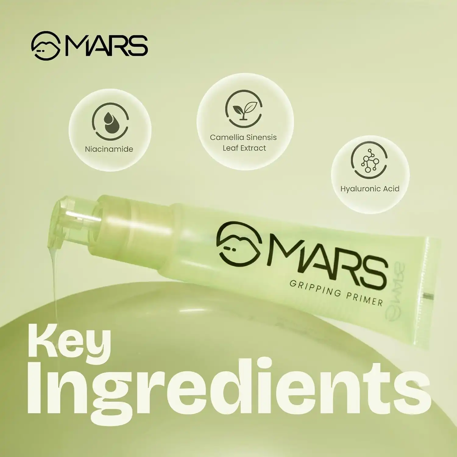 Product image of Mars Dewy Face Primer | It's Glow O' Clock Primer