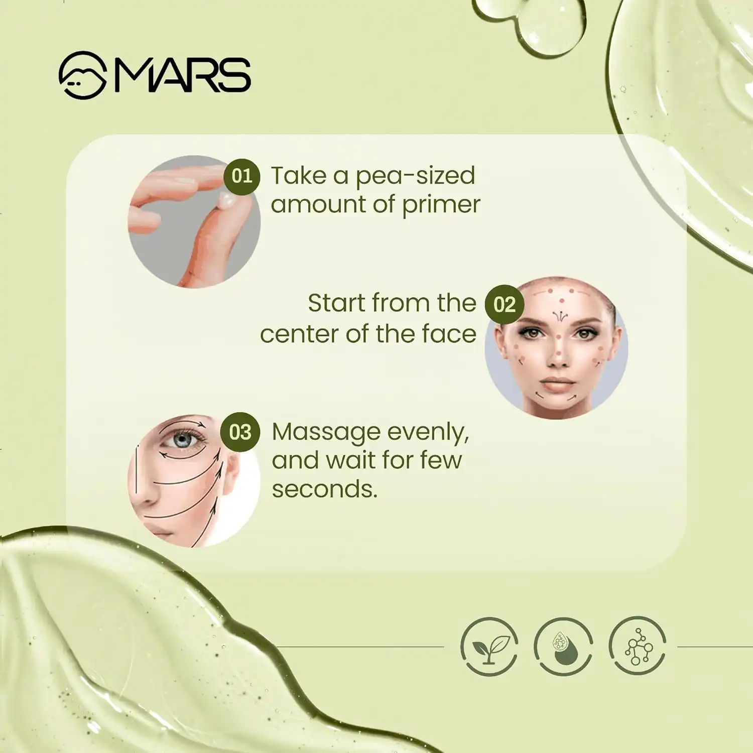 Product image of Mars Dewy Face Primer | It's Glow O' Clock Primer