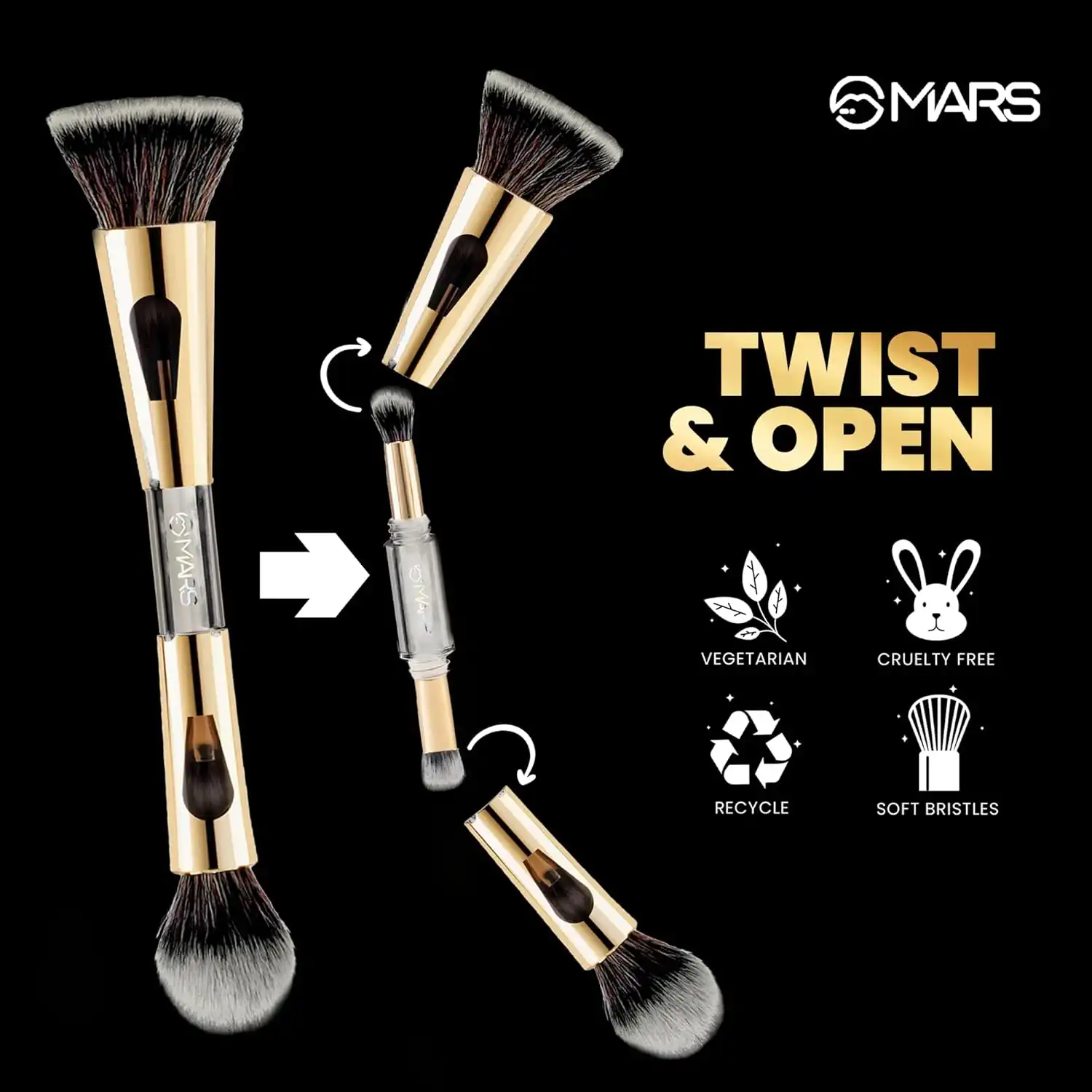 Product image of Mars 4 In 1 Travel Brush