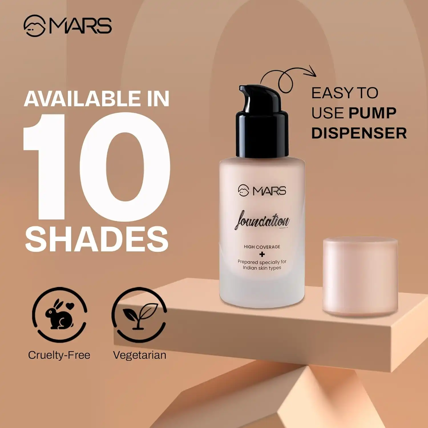 Product image of Mars Foundation | High Coverage Formula