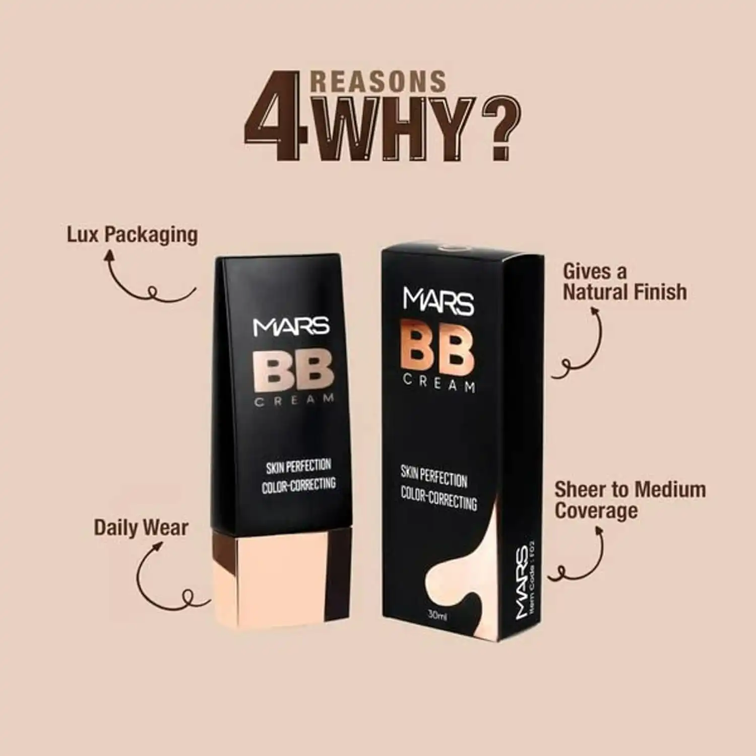 Product image of MARS BB Cream Lightweight Foundation