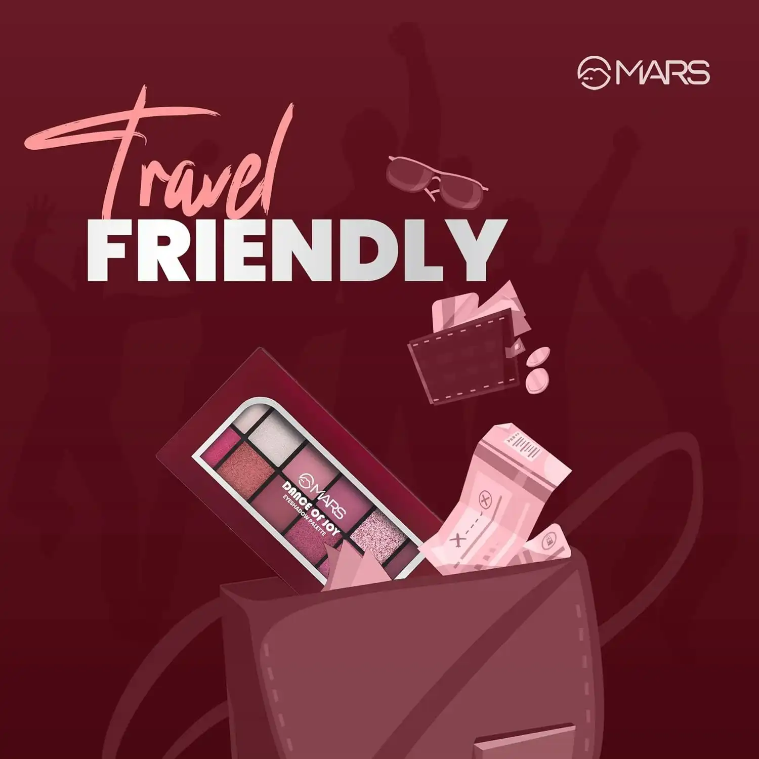 Product image of Mars 12 Color Eyeshadow Palette | Dance Of Joy