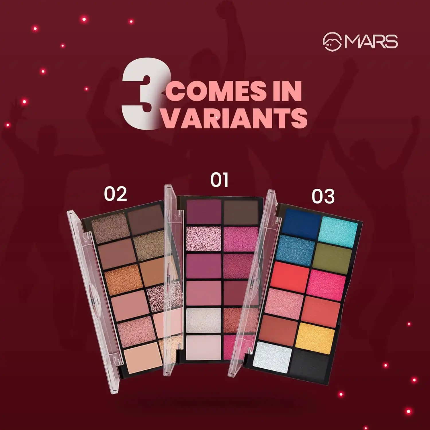 Product image of Mars 12 Color Eyeshadow Palette | Dance Of Joy