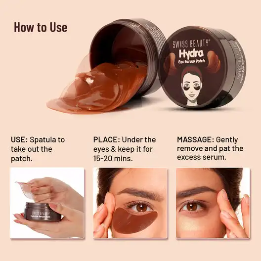 Product image of Swiss Beauty Hydra Eye Serum Patch with Coffee