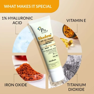 Fixderma Shadow SPF 50+ Tinted ...