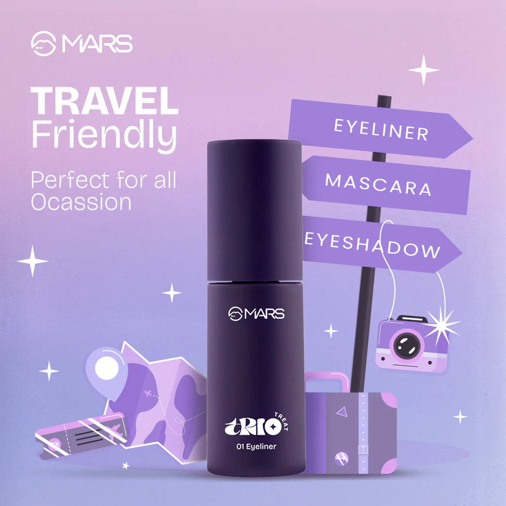 Product image of Mars TRIO Treat,  eyeliner, mascara, and eyeshadow for a complete eye transformation