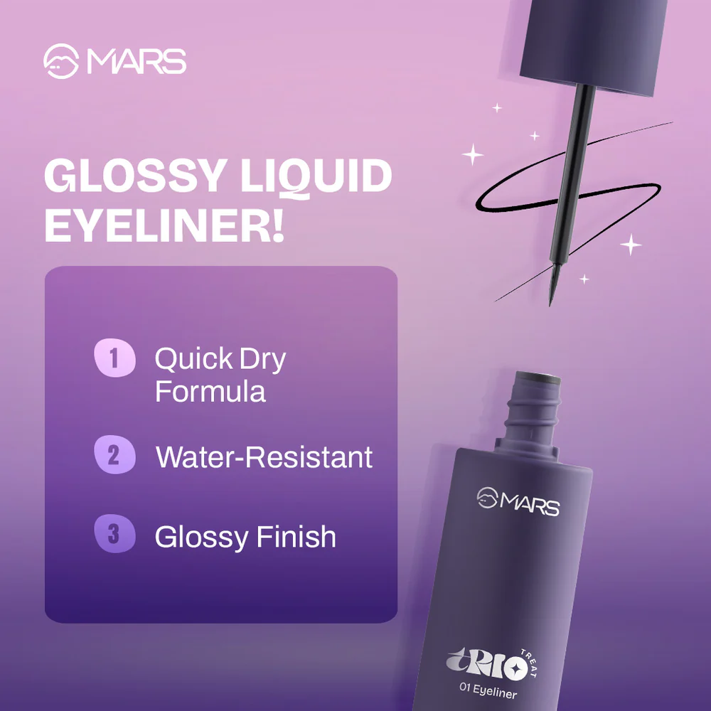 Product image of Mars TRIO Treat,  eyeliner, mascara, and eyeshadow for a complete eye transformation