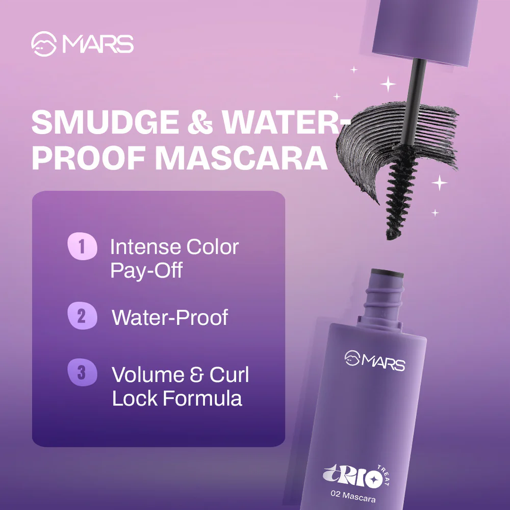 Product image of Mars TRIO Treat,  eyeliner, mascara, and eyeshadow for a complete eye transformation