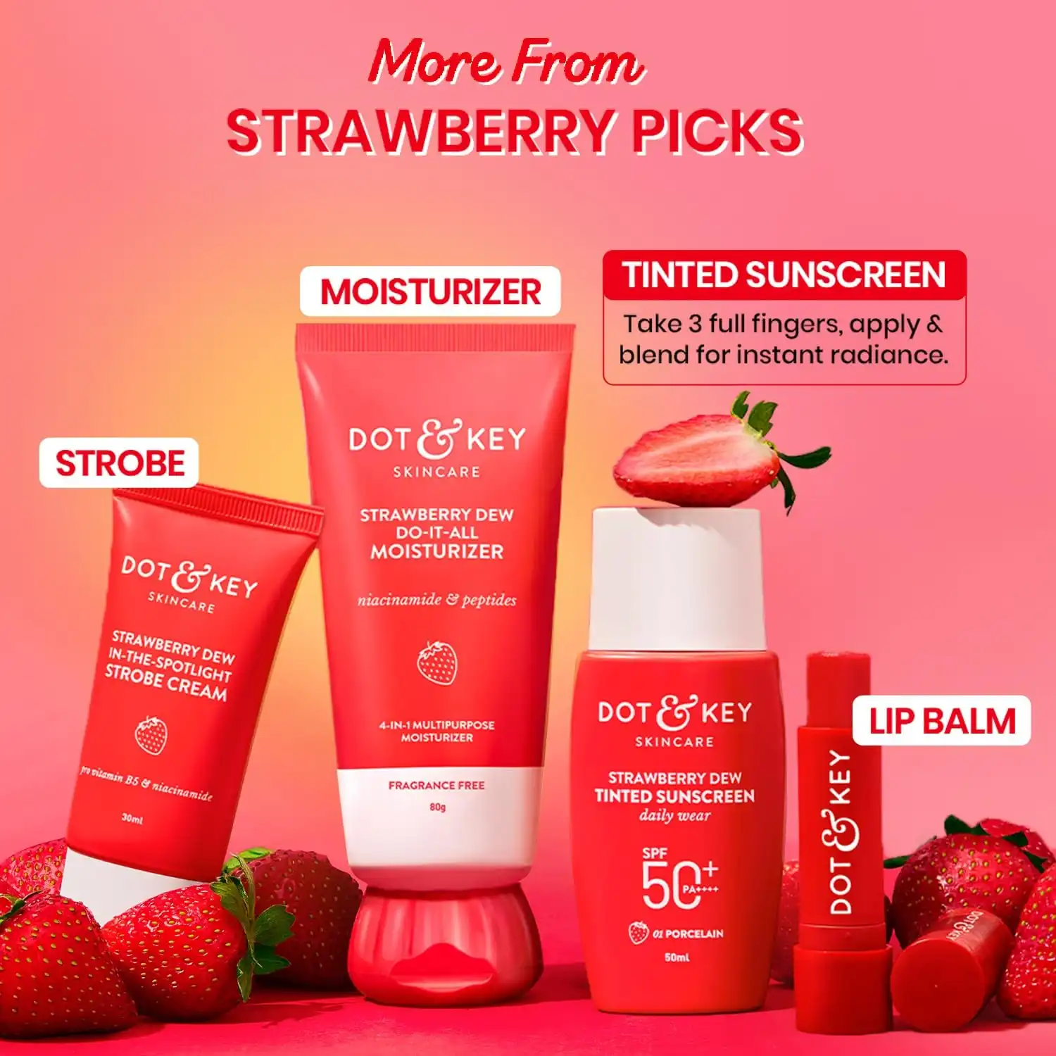Product image of Dot & Key Strawberry Dew Tinted Sunscreen SPF 50+ Pa++++