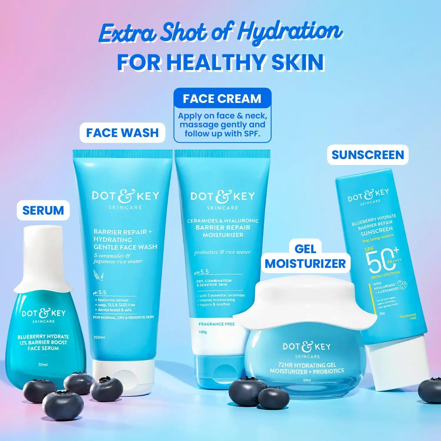 Product image of Dot & Key Ceramides Moisturizer with Hyaluronic for Intense Moisturizing and Skin Strengthening