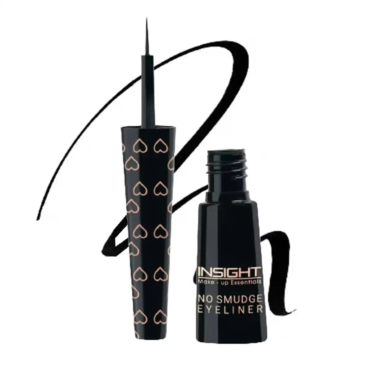 Product image of INSIGHT No Smudge Eyeliner - Black | Intense Matte Finish | Quick Drying |Smooth Application | Waterproof | Smudgeproof, 4 ml