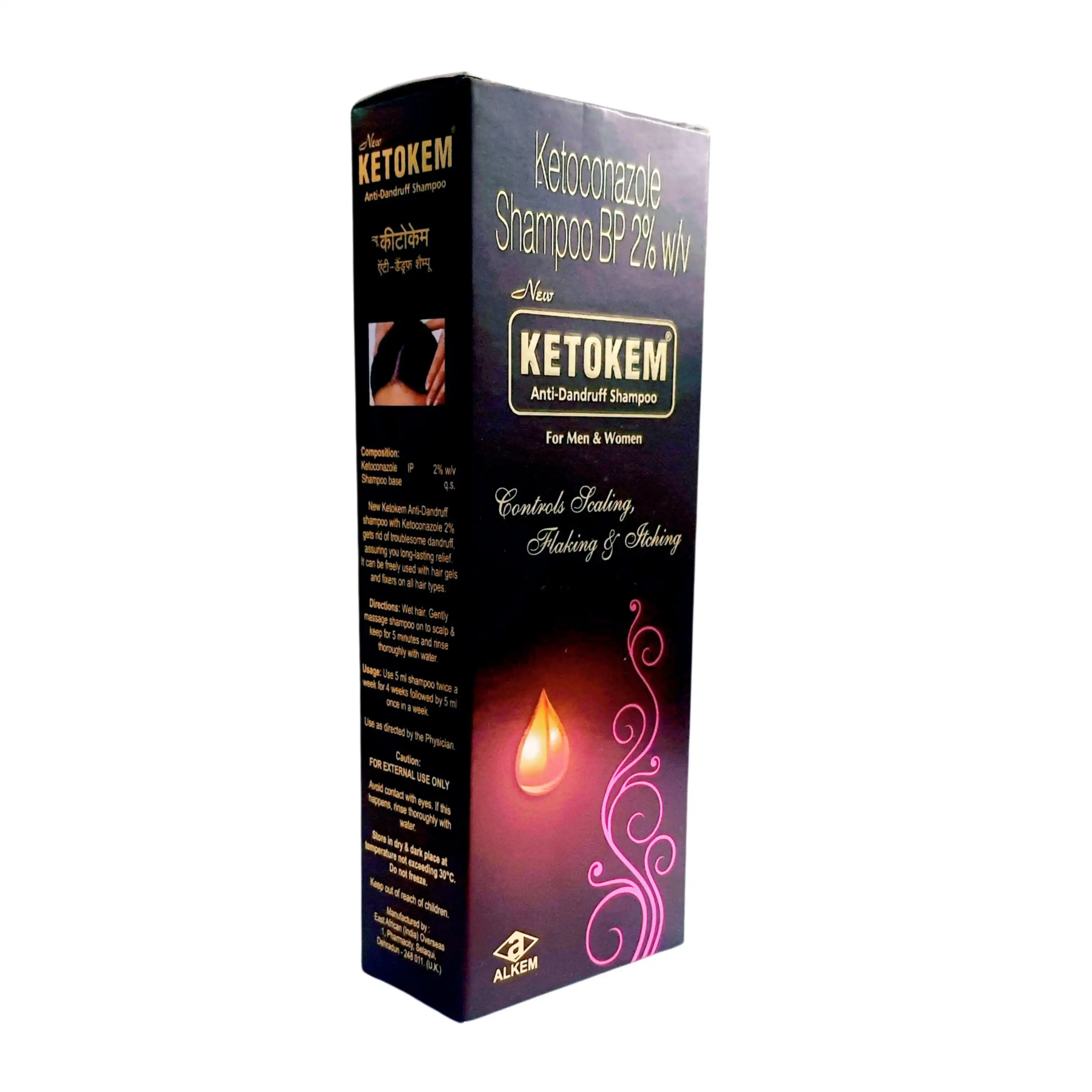 Product image of Ketokem Anti Dandruff Shampoo 110ml | Anti Fungal 2% Ketoconazole | 8 Week Regimen