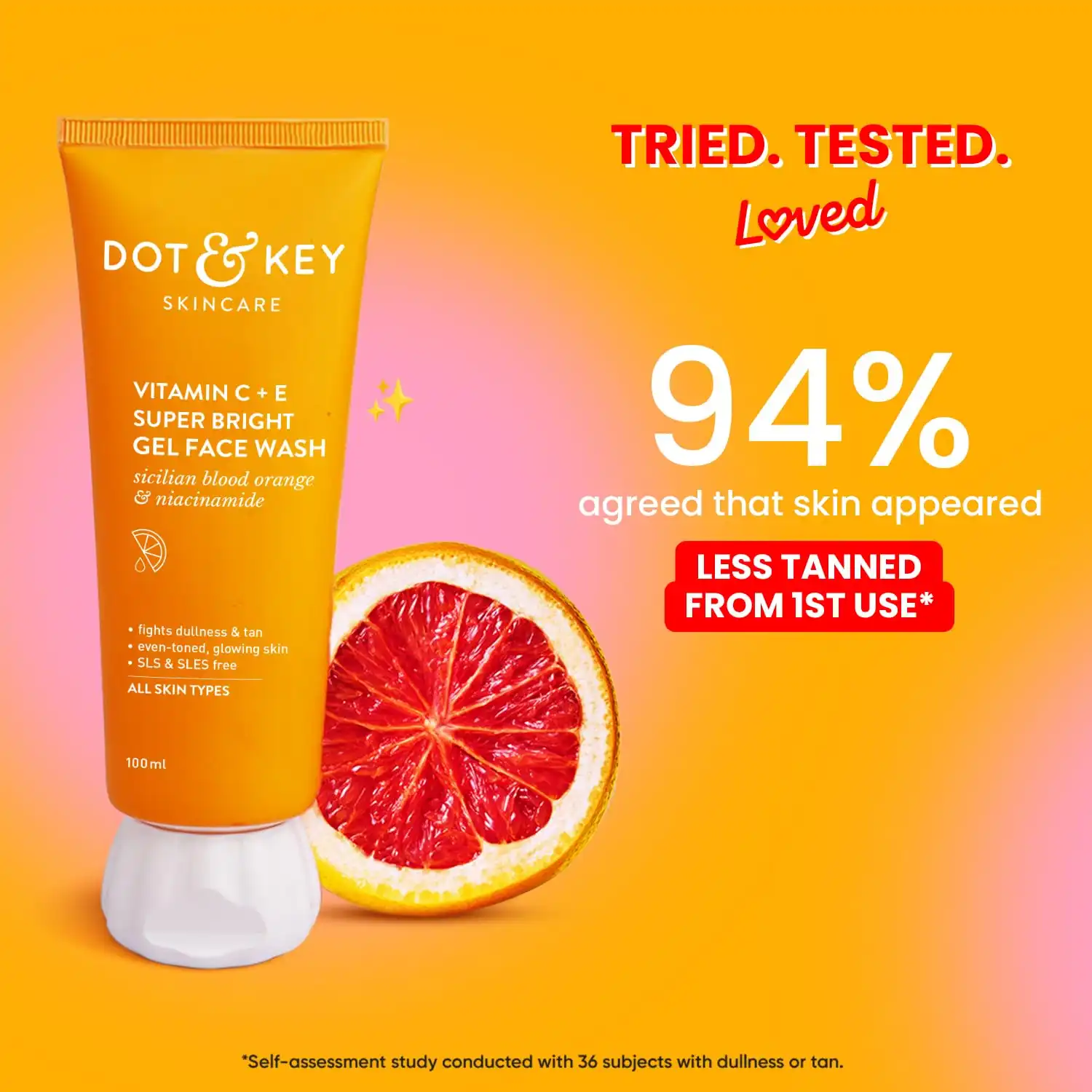 Product image of Dot & Key Vitamin C + E Gel Face Wash for Glowing Skin
