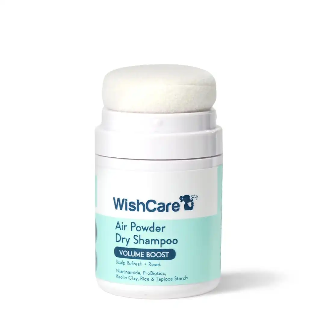 Product image of WishCare Air Powder Dry Shampoo | Absorbs Excess Oil and Adds Instant Volume to Hair | 10gm