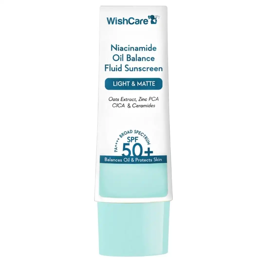 Product image of Wishcare Niacinamide Oil Balance Fluid Sunscreen | SPF50 PA++++