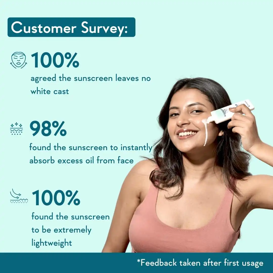 Product image of Wishcare Niacinamide Oil Balance Fluid Sunscreen | SPF50 PA++++