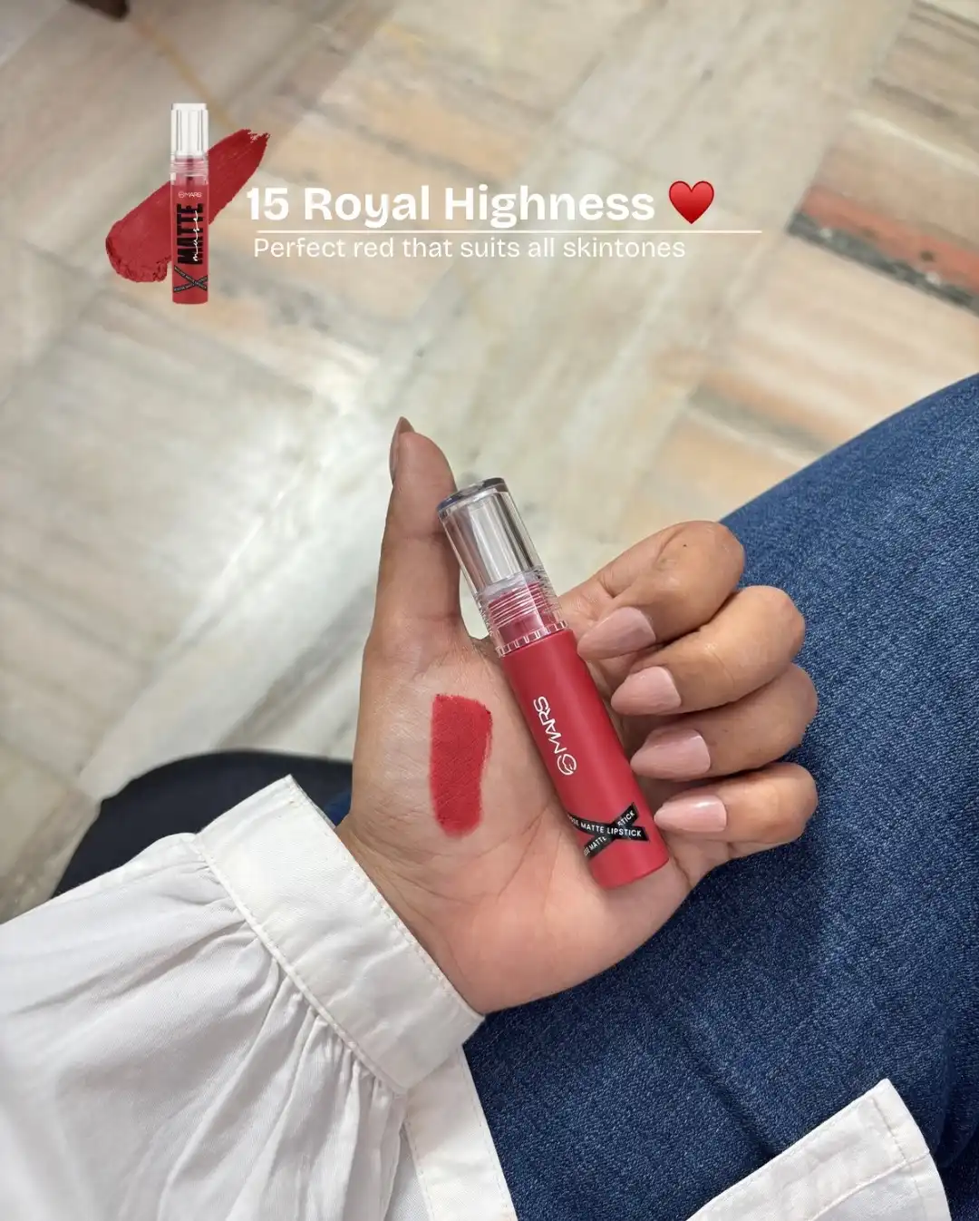 Product image of MARS Matte Muse Mousse Lipstick  with Doe-Foot Applicator